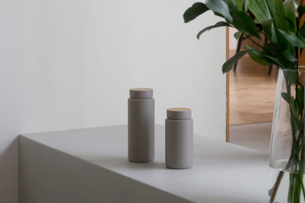 Rivers MOKU 500 drink bottle with acacia wood lid